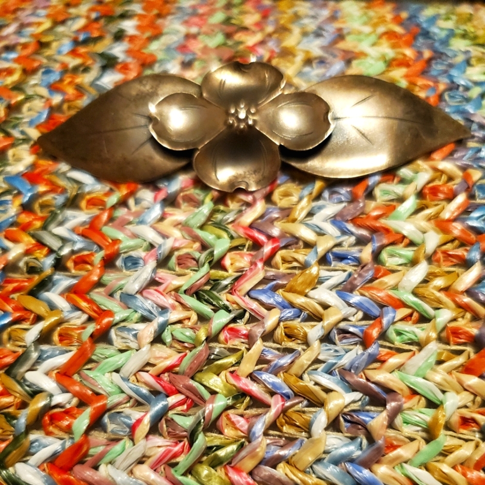 Unusual Vintage Sterling Stuart Nye Pin/brooch
